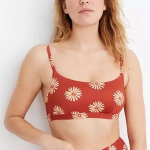 Floral Rust Bikini 3 peice